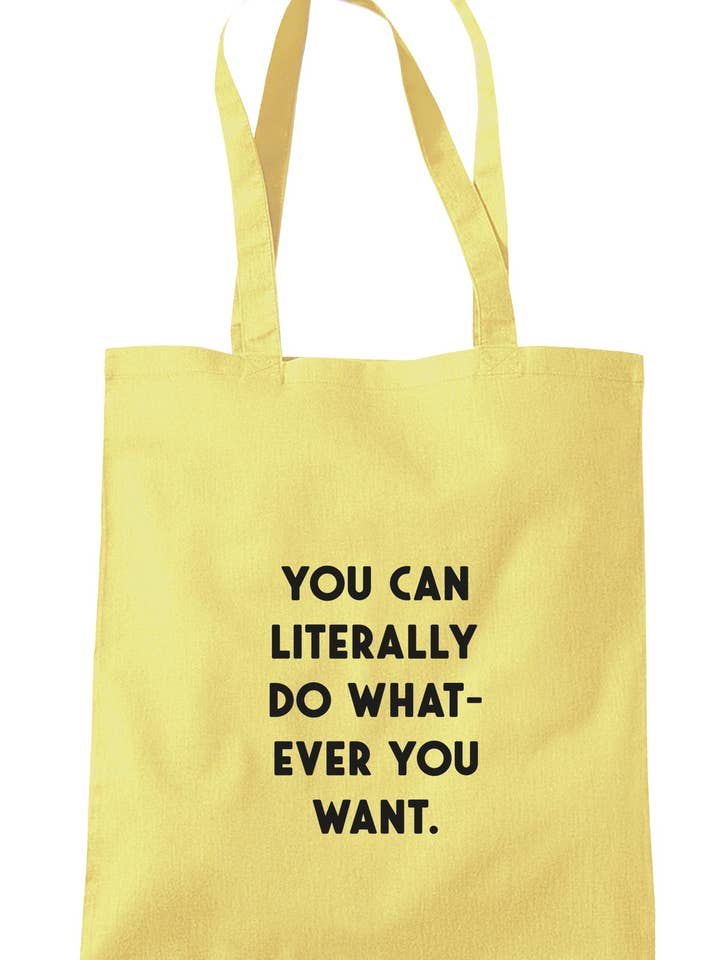 Vous pouvez littéralement faire ce que vous voulez Sac fourre-tout S1312 pour la vente par Illustrated Identity