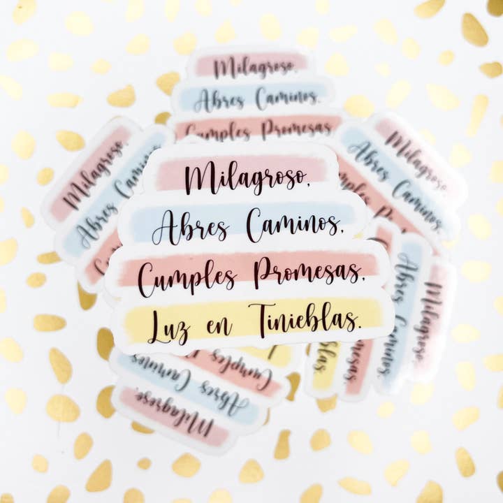 MILAGROSO | Autocollant pour la vente par Creative Worship
