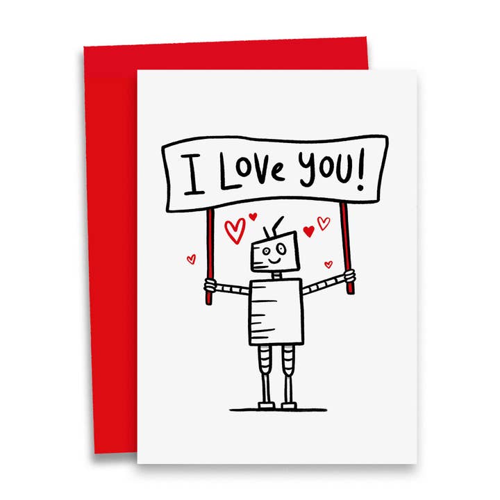 Valentine's Card | I Love You for wholesale by Debmon Design