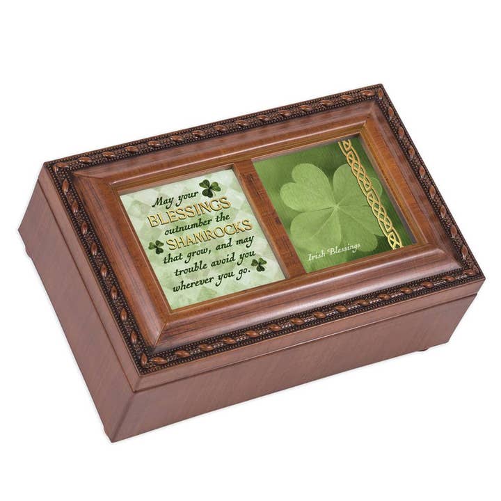 Dicksons – wholesale Decorative box – Blessings Outnumber Shamrocks