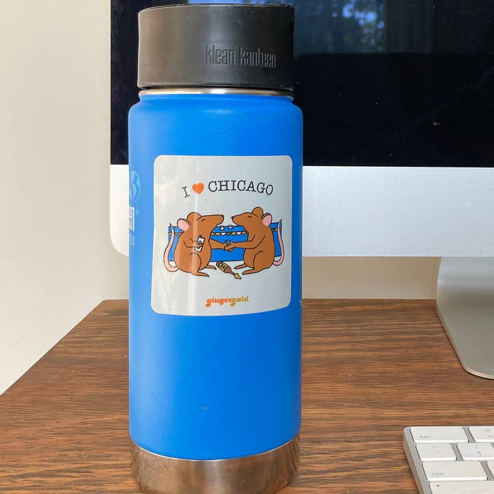 Gingergold - Wholesale Sticker - I Heart Chicago Sticker2