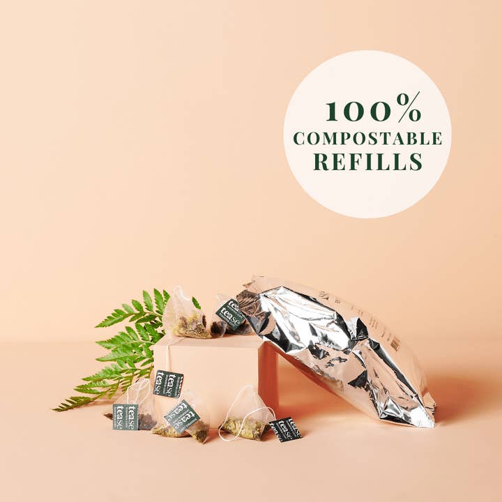 Tease | Wellness Tea Blends + Accessories - Wholesale Health/Detox Tea - Berry Booster Refill | Caffeine-Free Wellness Tea | Iced Tea1