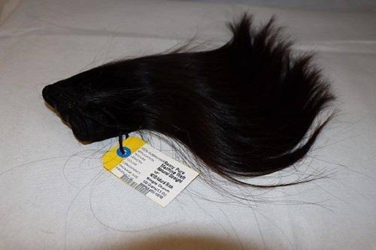 Black Straight Weave-in Extensions: 25cm/Black for wholesale on Faire1