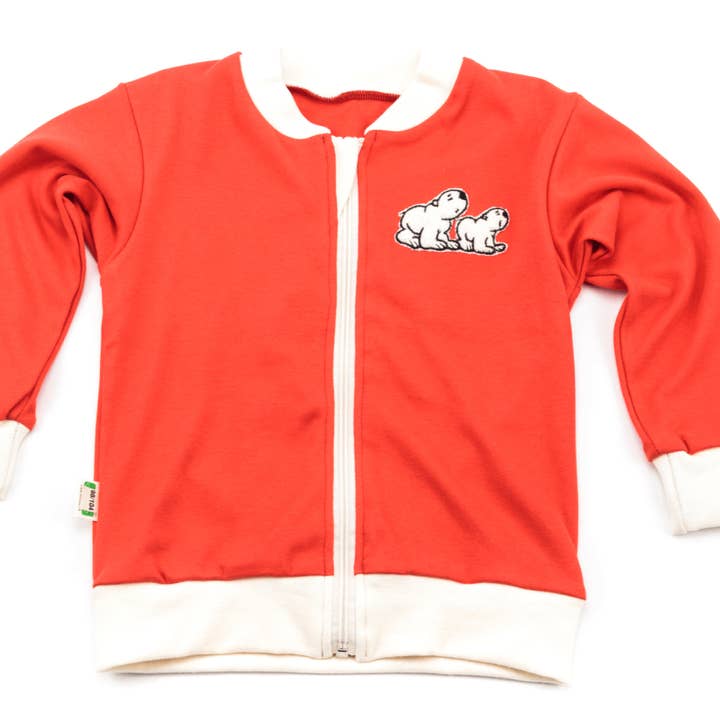 Jacke Eisbär Rot für den Großhandel von Lotties