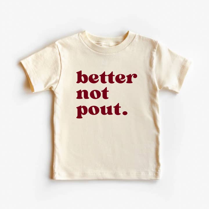 Wildflowers + Cotton - Wholesale Bodysuit (Non-Footed) - Baby - Better Not Pout | 100% Cotton Baby Bodysuit or Tee | Holiday0