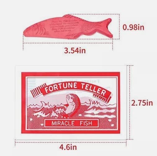 NOVELTIES WHOLESALE INC - Wholesale Party Favor - 144 Magic Fortune Teller Fish - Retro Party Favors 3