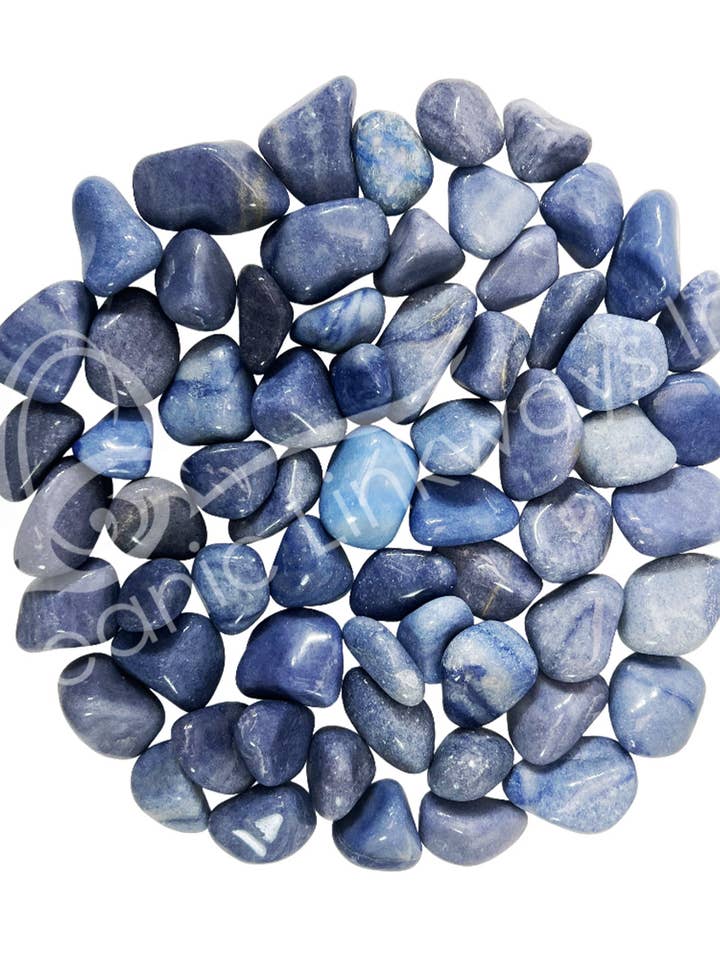 (KG)SEIXOS - AVENTURINA, AZUL 25-60 MM por atacado de Oceanic Linkways Inc