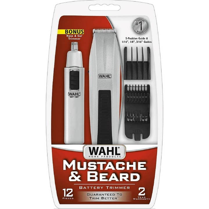 JupiterGear Home - Wholesale Trimmer - Men's - Wahl Battery Operated Beard and Nose-Hair Trimmer