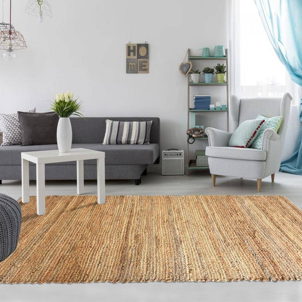 O&Ko - Wholesale Rug Pad - Kilim Rug 120X170Cm Jute Nature 180 Beige Handmade Rug1