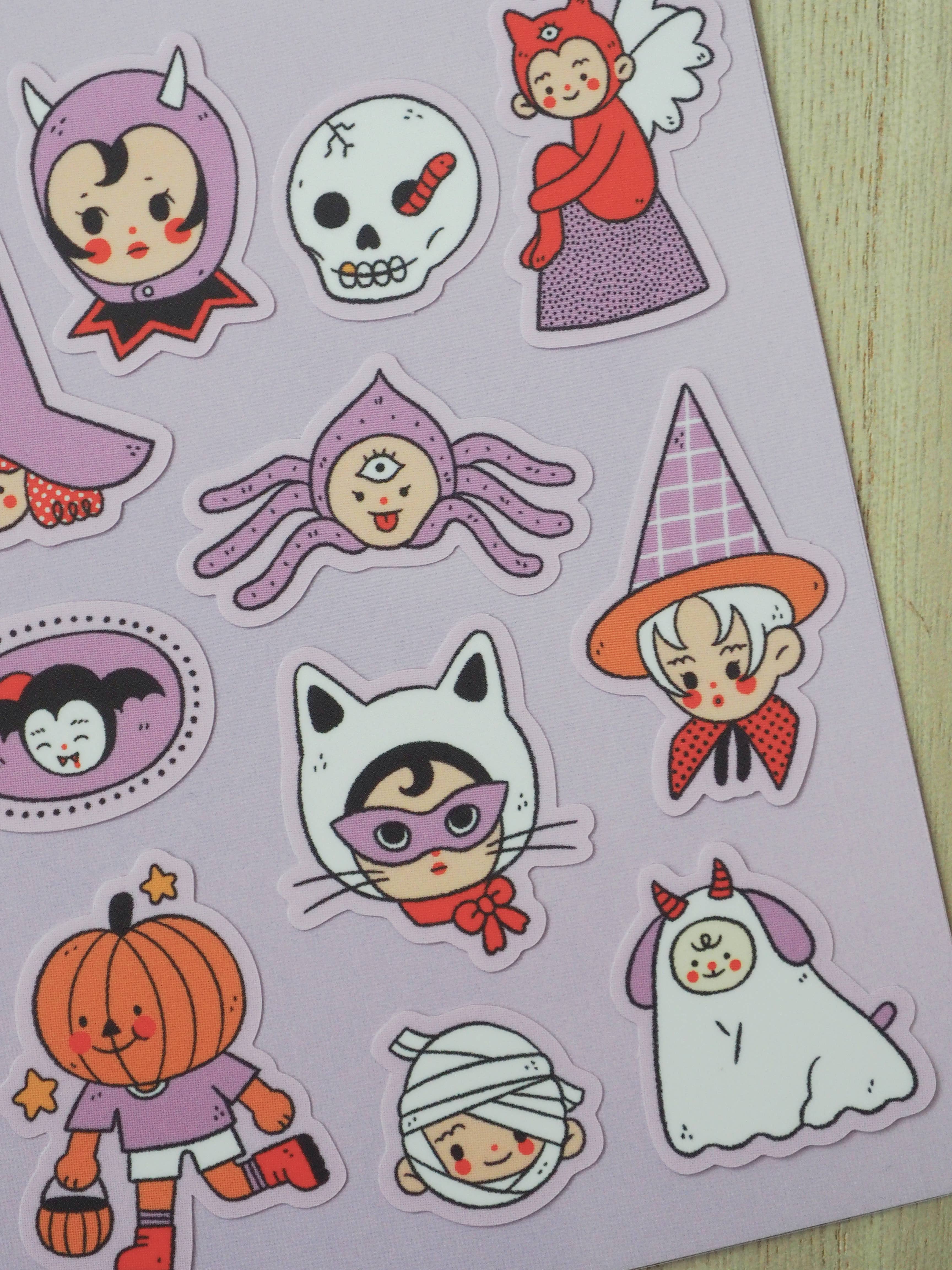 natamori - Wholesale Sticker - Spooky • Sticker Sheet2