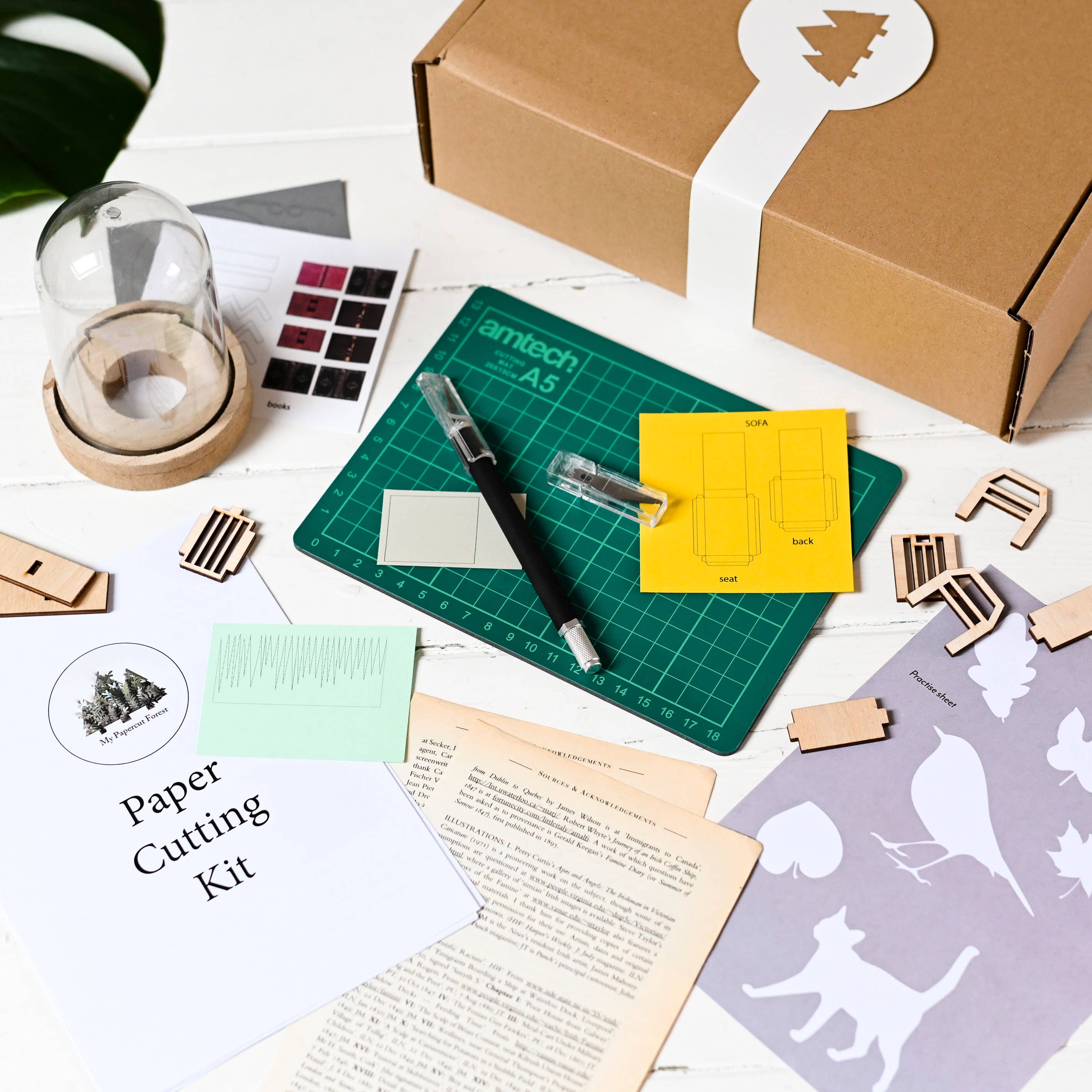 My Papercut Forest – Großhandel Bastelset – Bibliothekspapier DIY-Bastelset, kreatives Bastelset für Erwachsene5