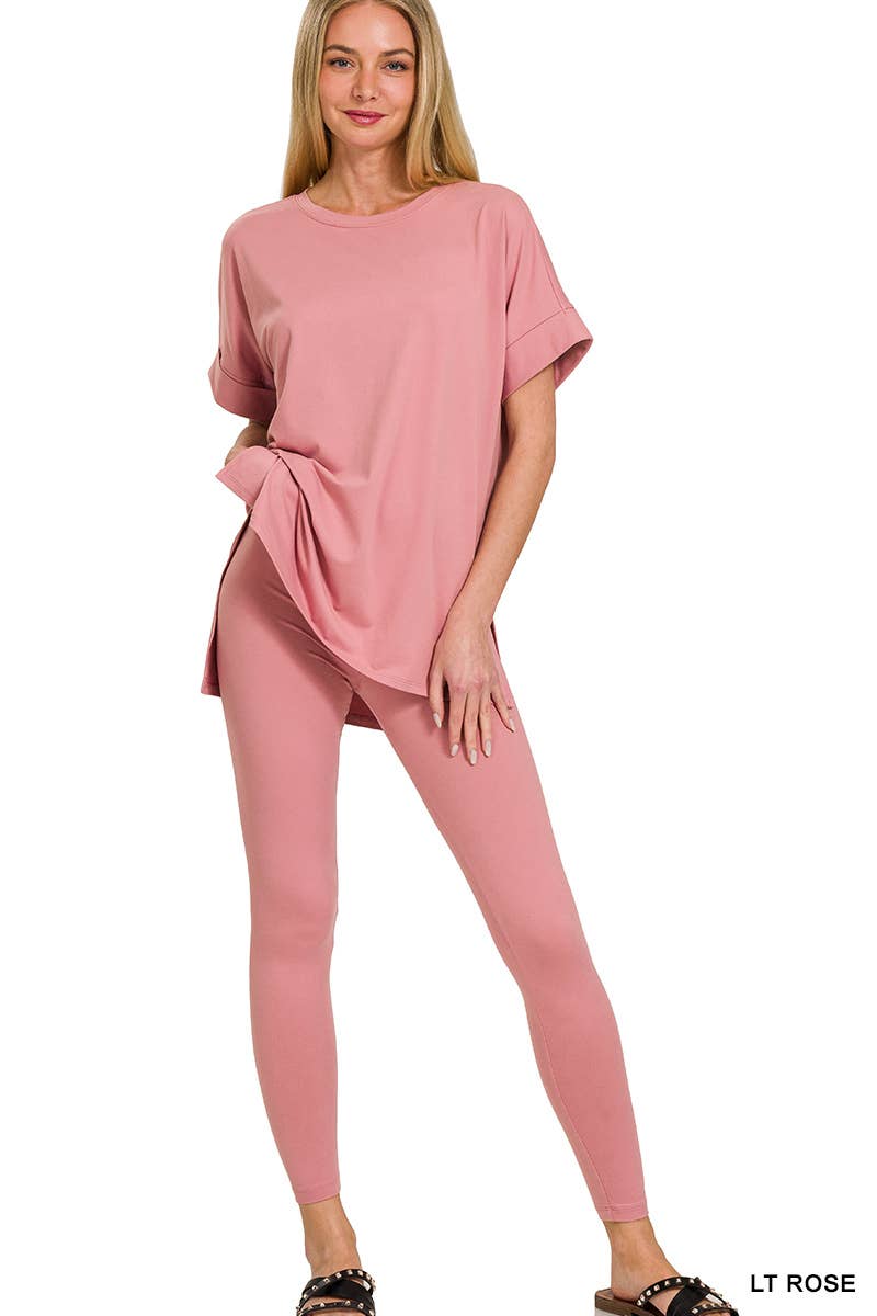 42POPS – Großhandel Loungewear-Set – Damen – Mikrofaser-Oberteil & Leggings 2-teiliges Set39