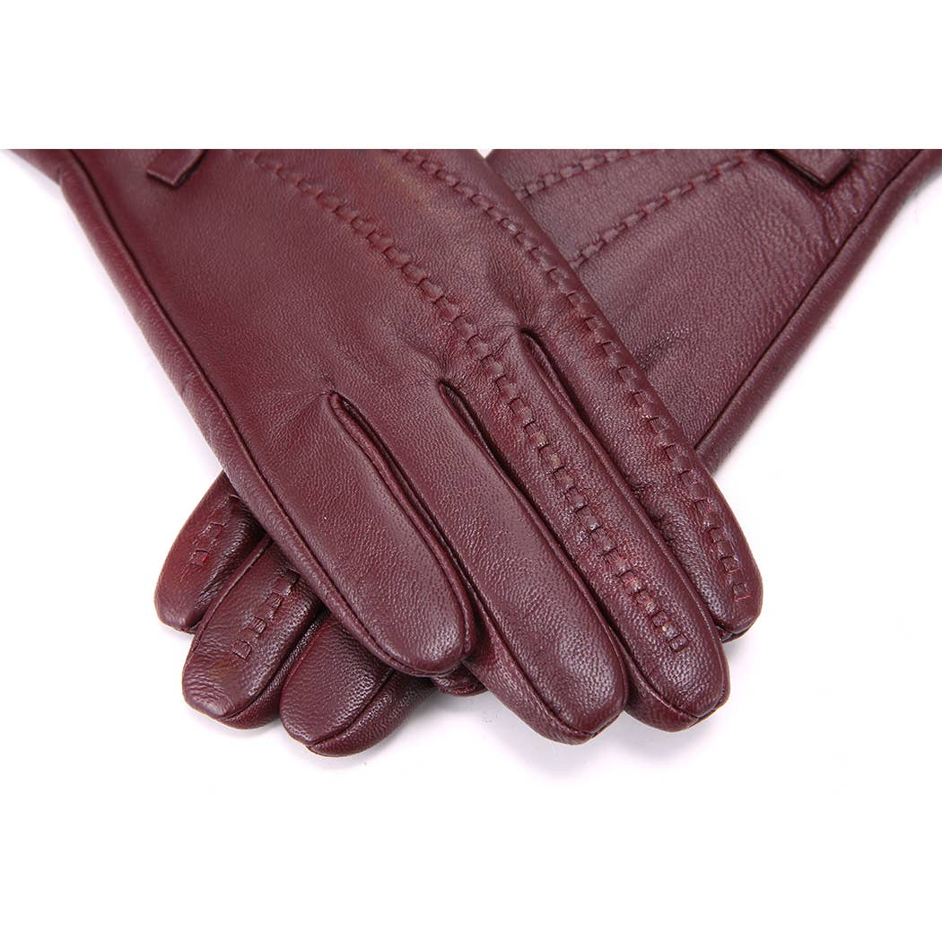 Mio Marino - Wholesale Gloves - Men's - Bow Design Leather Gloves5