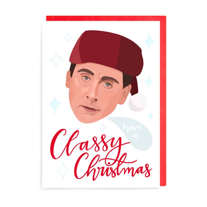 Classy Christmas Card | The Office for wholesale by URGHH Card Co.
