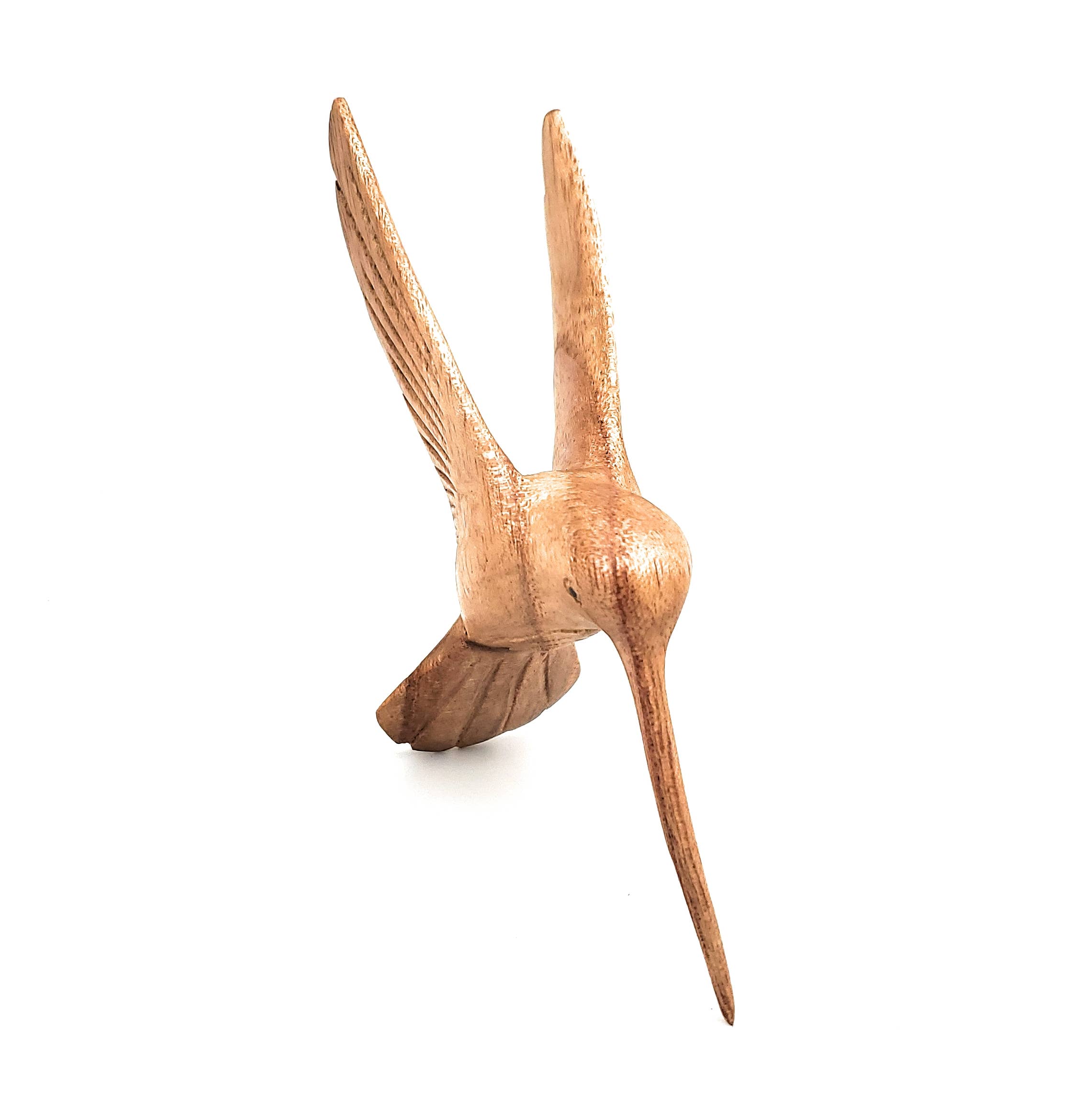 A Lost Art – Großhandel Dekofigur – Handgeschnitzte Kolibri-Skulptur aus natürlichem Holz4