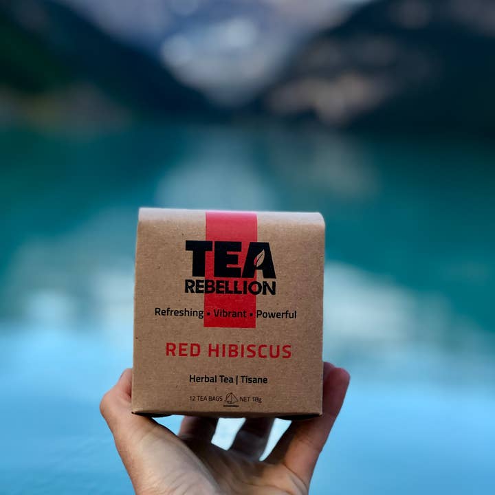 Tea Rebellion - Venta al por mayor Bolsitas de té - Hibiscus rojo - Té de Malawi | Bolsas pirámide biodegradables3