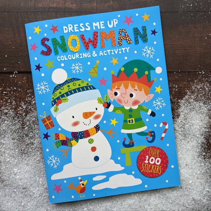 Robert Frederick Ltd - Wholesale Colouring and activity book – kids and baby - Dress Me Up Colouring & Activity Book – Snowman3