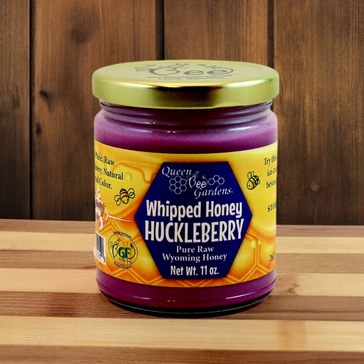Queen Bee Gardens - Wholesale Honey - Huckleberry Whipped Honey