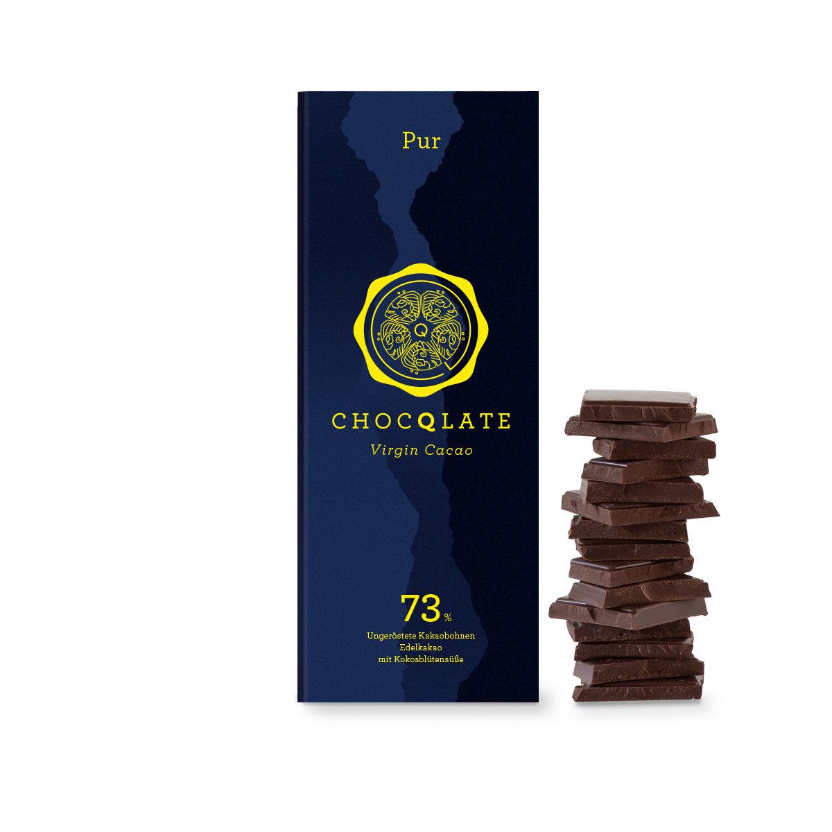 Chocqlate - Wholesale Chocolate Bar - PUR CHOCQLATE organic chocolate - pack of 101