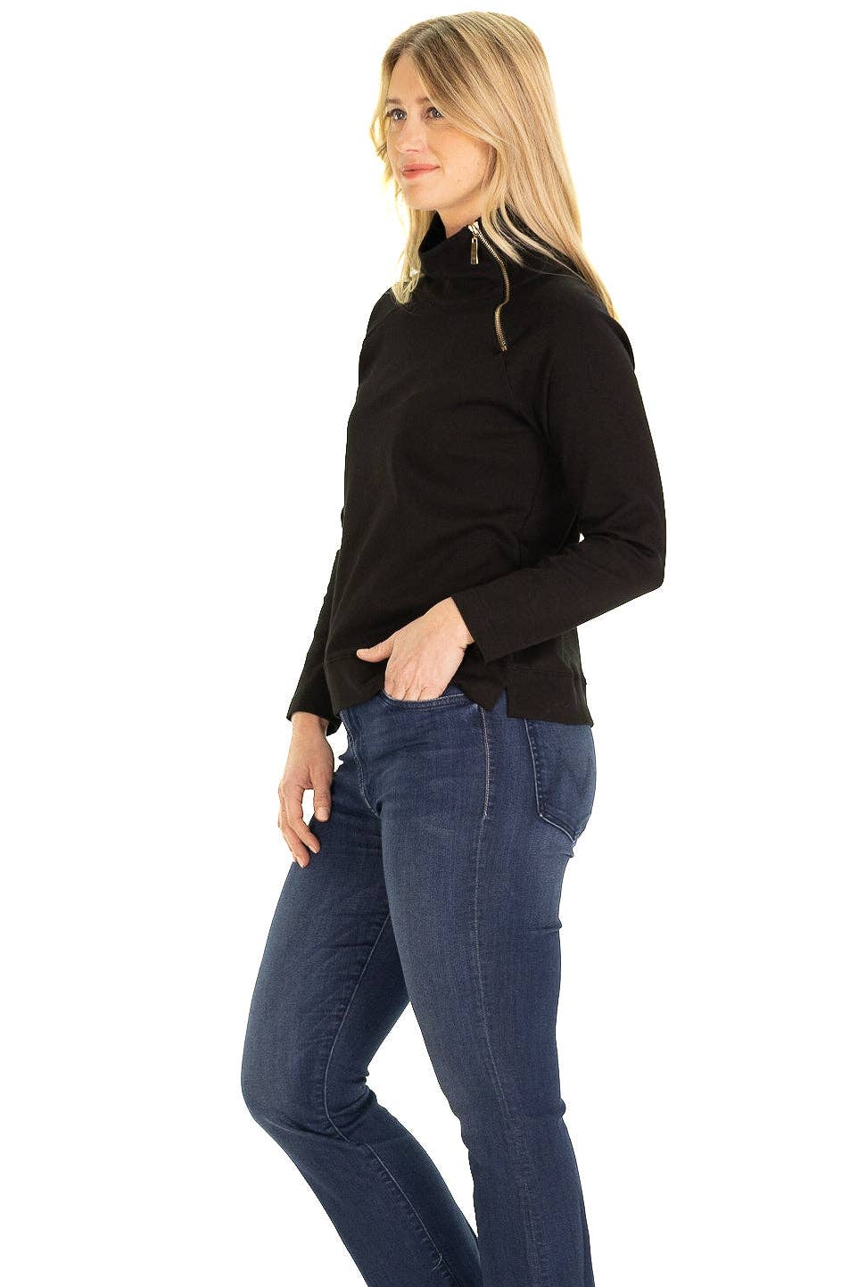 Duffield Lane – Engroshandel Sweatshirt - Dame – Bowen Sweatshirt i sort2