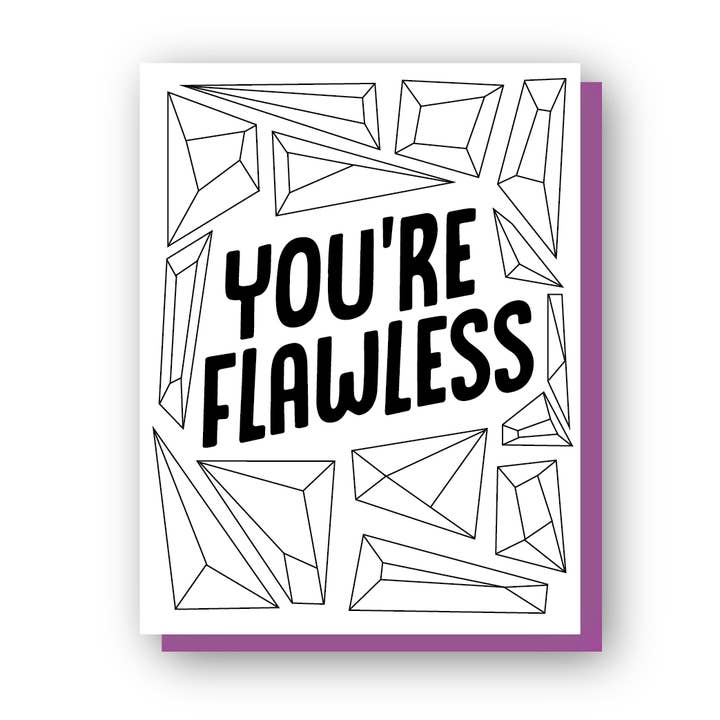 Eres impecable para venta al por mayor de Wishbone Letterpress