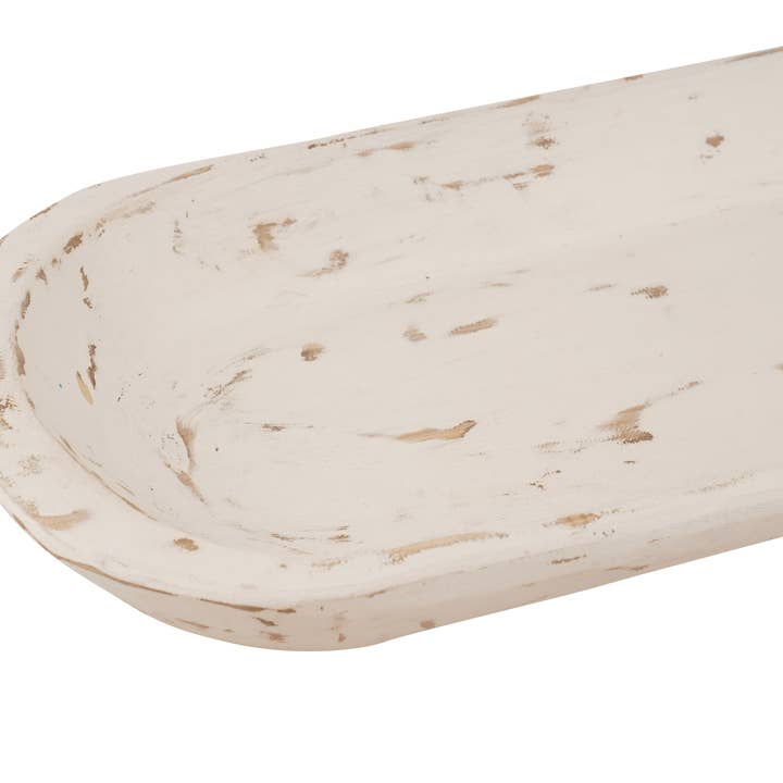 My Amigos Imports - Wholesale Decorative Plate/Dish/Bowl - Bella Dough Bowl-Wood-Home Decor-9W x 29-30L x 2-3D-Medium3