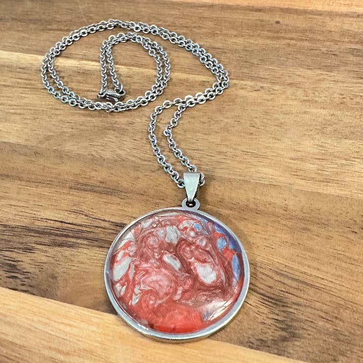 Three Dandelion Wishes - Wholesale Pendant/Charm Necklace - Hand Painted Pendant Necklace4