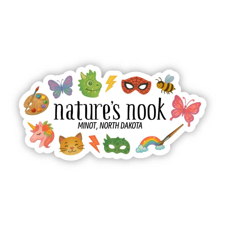 Autocollant Nature's Nook pour la vente par Jones Sticker Co