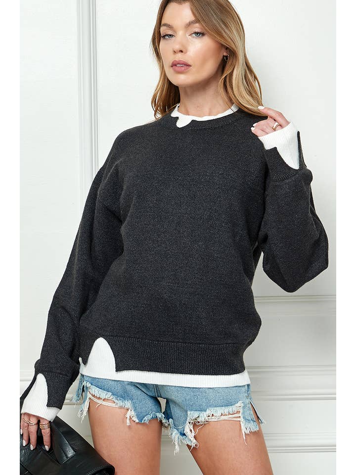 Cezele - Vendita all'ingrosso Maglione tricot - Donna - Maglione in maglia a maniche lunghe - 100% acrilico26