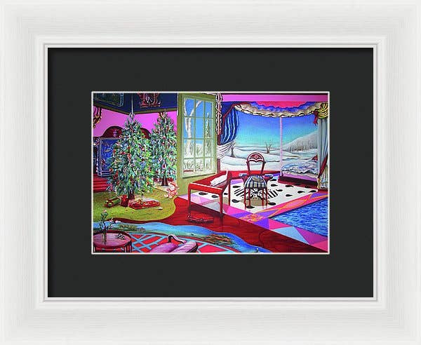 Sharon Tatem Fashion LLC - Wholesale Painting/Drawing - Christmas Painting - Framed Print3