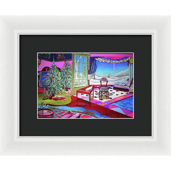 Sharon Tatem Fashion LLC - Wholesale Painting/Drawing - Christmas Painting - Framed Print3