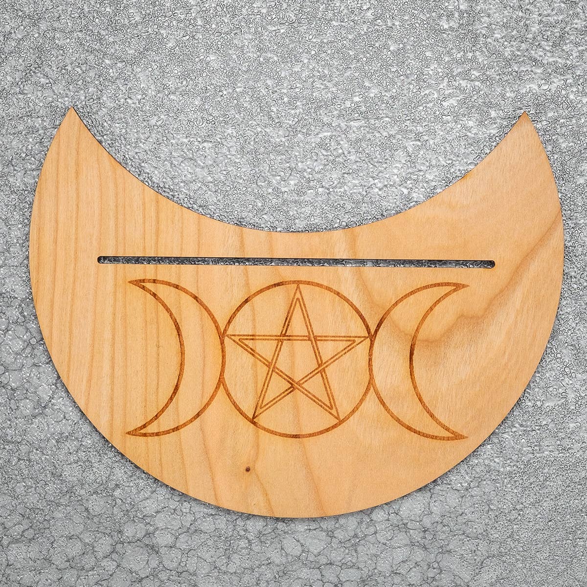 Phoenix Revolution Press – wholesale Card holder – Unisex – Triple Moon and Pentagram Tarot Card Holder Made in USA2