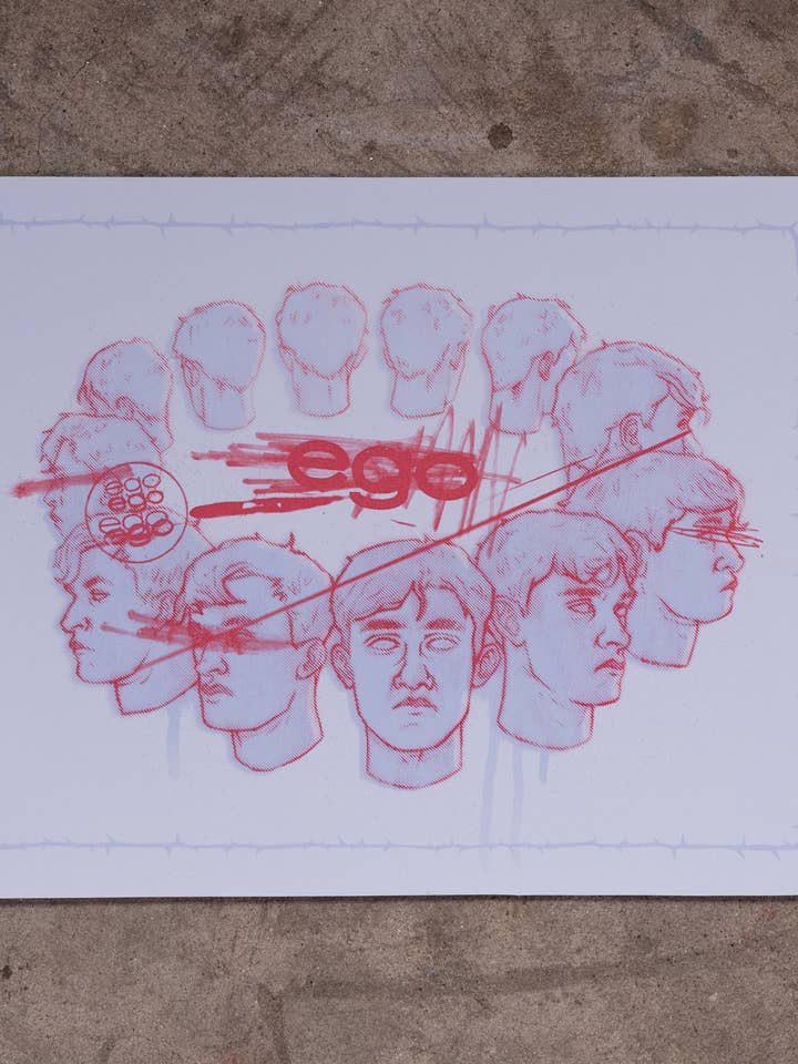 "What Good is the Ego?," 10"x14" Art Print for wholesale by Daytime Friends