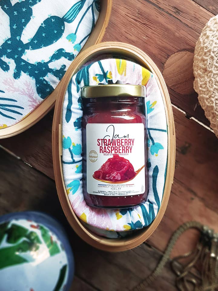 Strawberry Raspberry Jam, Gourmet Gift Basket for wholesale by Icelab