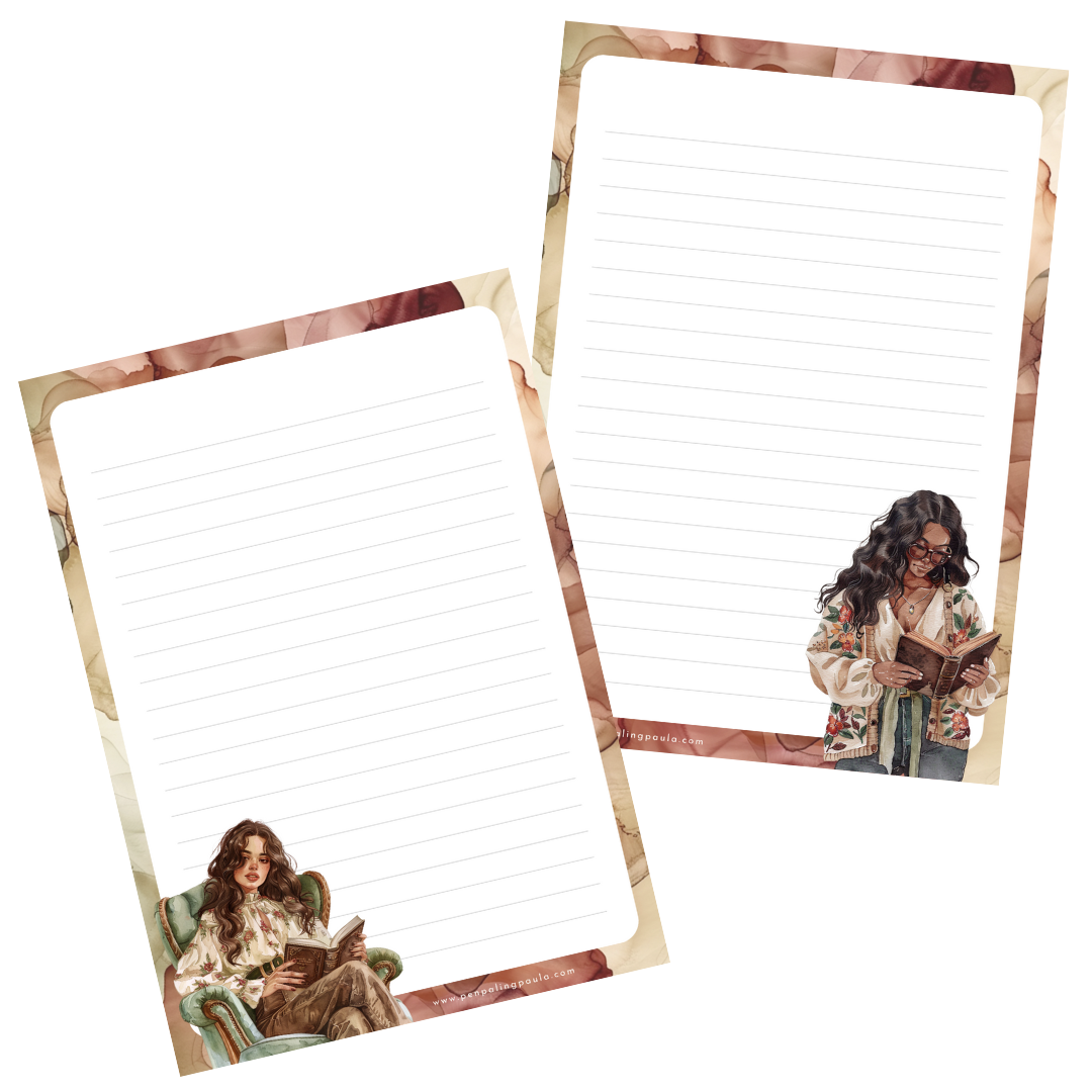 Penpaling Paula - Wholesale Notepad - Library - Letter Pad0