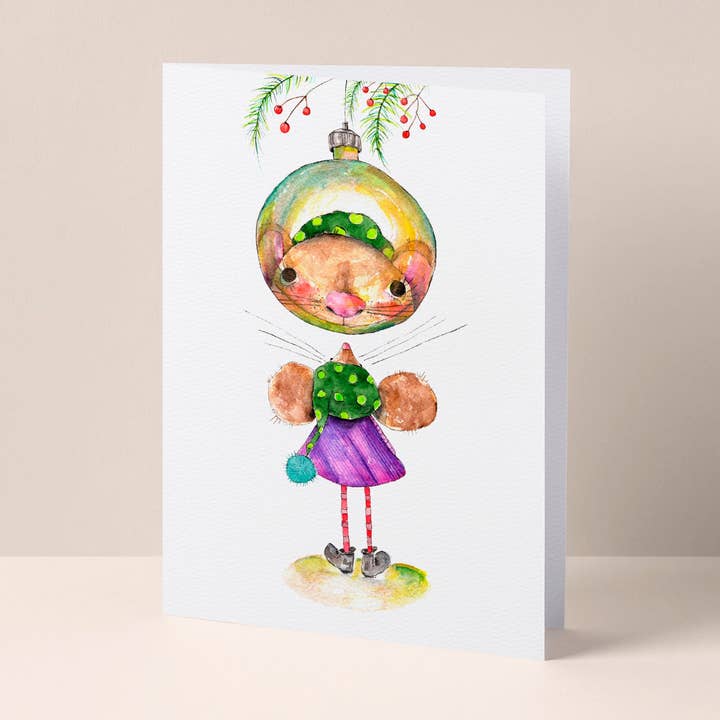 Mousey Ornament for wholesale by The Gnat