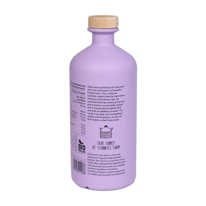 Hellenic Farms - Wholesale Olive Oil - Levantes Flavour Organic Extra Virgin Olive Oil 750mL