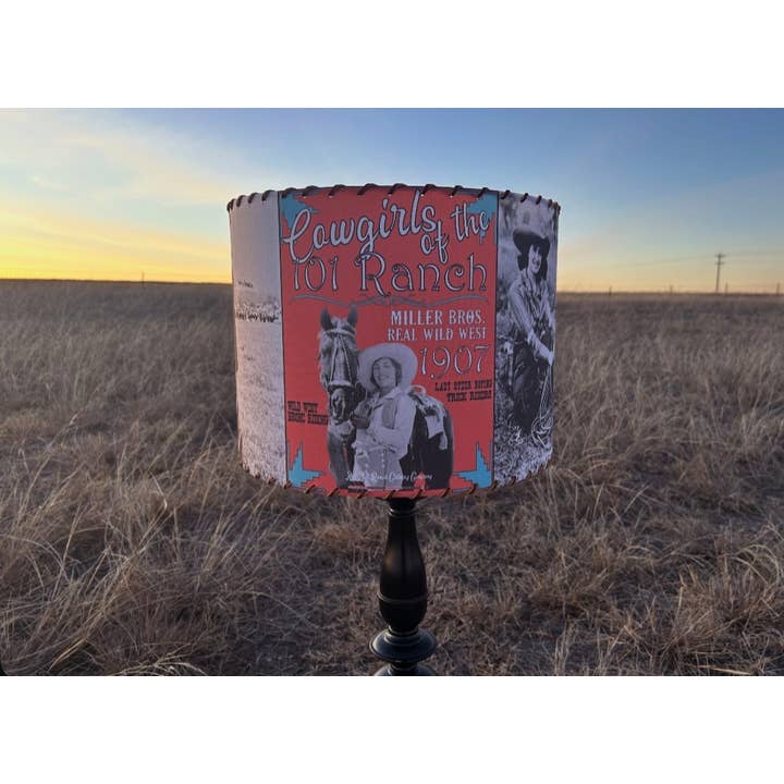 Red Dirt Ranch Clothing Company - Wholesale Lamp Shade - Lampshade Cowgirls of the 101 Ranch 5