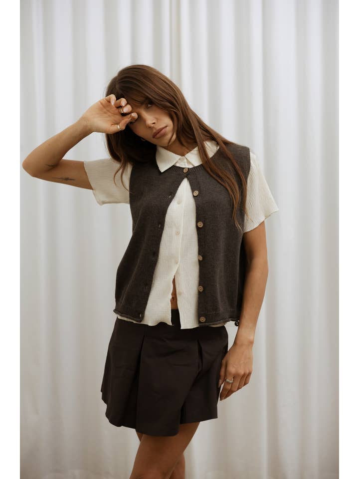 All Row - Wholesale Button Down Shirt - Women's - The Linnea Top