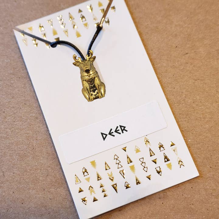 My Totem Tribe - Venta al por mayor Collares con colgantes/abalorios - Colgante Deer My Totem Tribe Spirit Animal Tribe Zodiac4