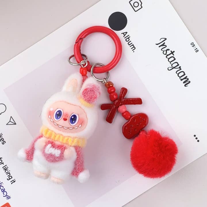 Lilyrosy(Duty free) - Wholesale Keychain - Women's - Labubu Hot-Selling Cute Keychain for Girls,Car Key Accessory11