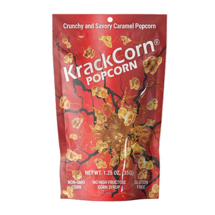 KrackCorn Popcorn Original, 1.25oz, 12ct for wholesale by Grandpa Joe's Candy Shop