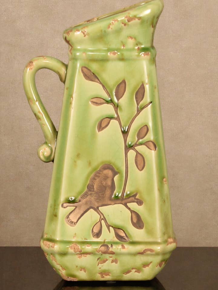 Pichet vert citron pour la vente par Accessories by Sherwood