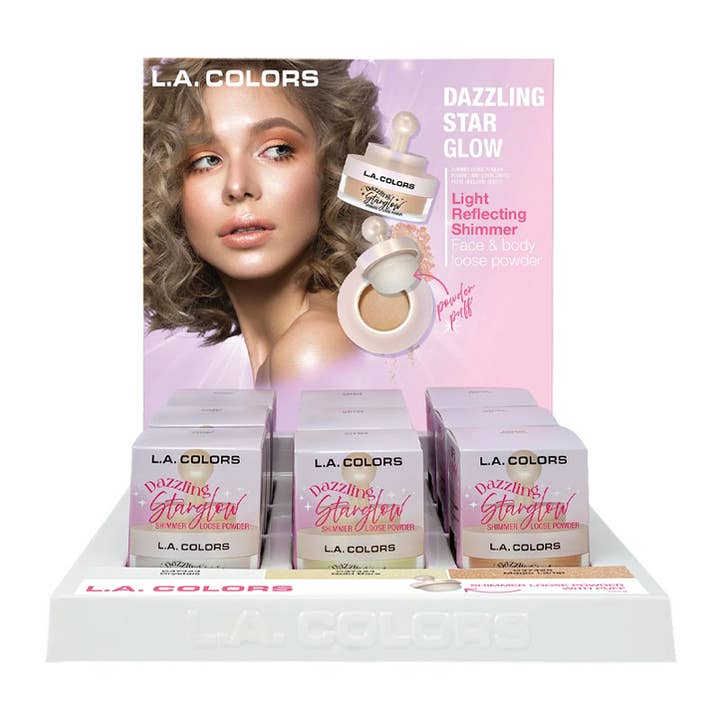 PINEAPPLE Beauty - Wholesale Makeup highlighter - LA Colors CPD814 Dazzling Starglow Display Set - 9 pcs0