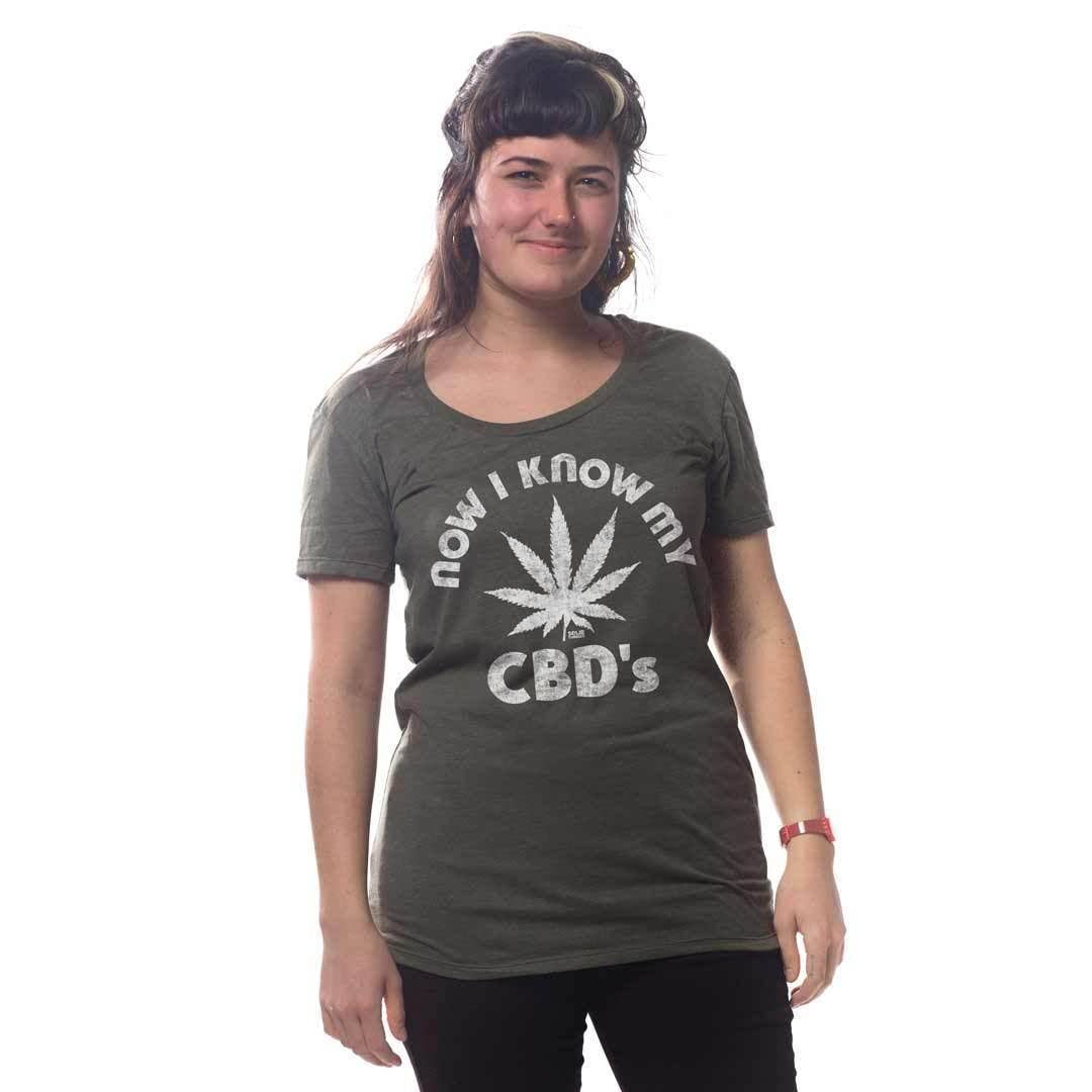 Triblend Olive Women's My CBDs T-shirt for wholesale on Faire1