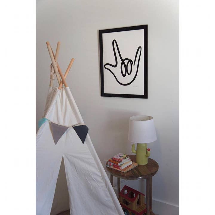 Cash Color - Wholesale Art Print - Asl I Love You Print