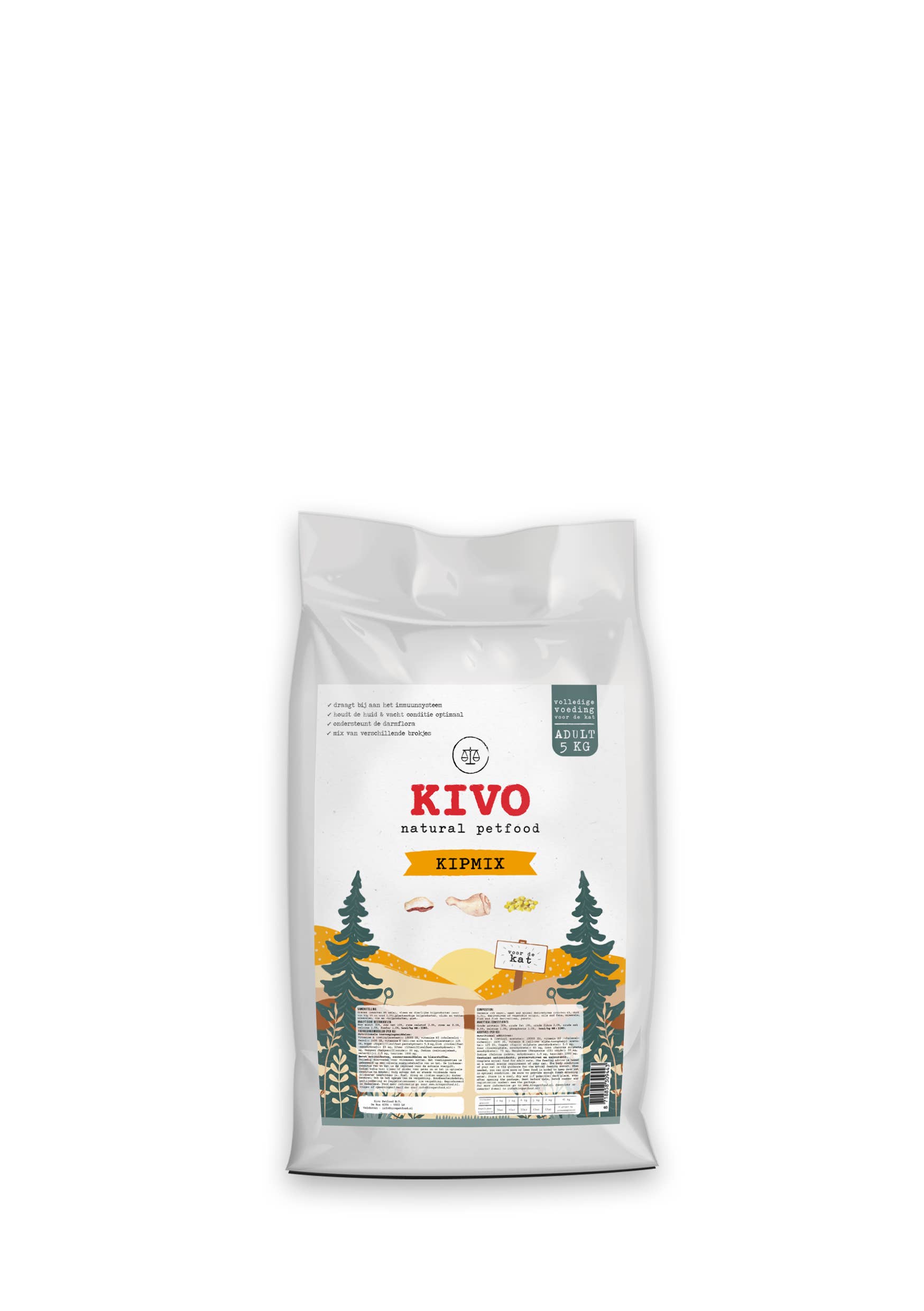 Kivo Petfood - Wholesale Pet Food - Cat - Chicken Mix - 5kg - For the picky cat