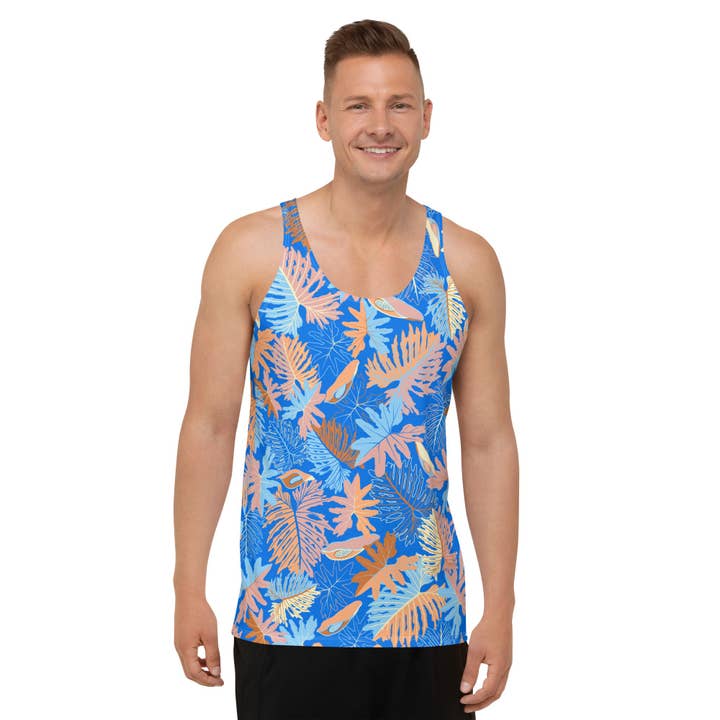 Thaumatophyllum bipinnatifidum – Men’s Tank for wholesale by Inspired Botanical Design
