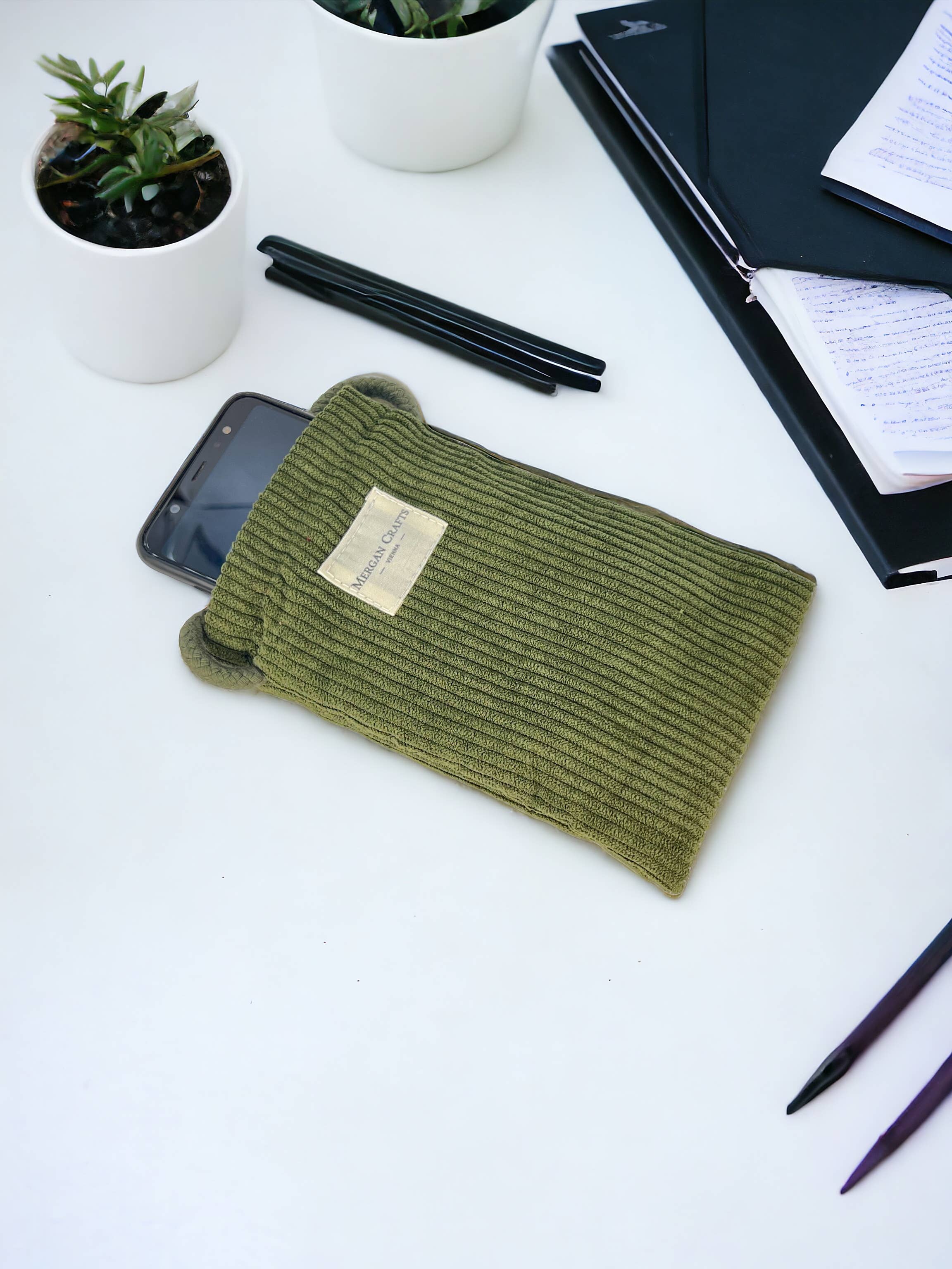 MERGAN CRAFTS - TEXTILE - Wholesale Eyewear Cases & Holders - Women's - Neckbag, Glasses Cover, Eyewear case, Phone Case - Corduroy8