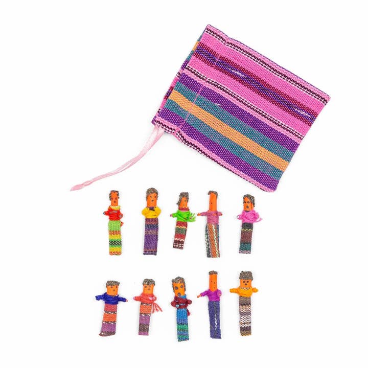 Upavim Crafts – Boneca - Crianças por atacado – Bonecas de preocupação pequena